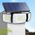 Colverro™ Solar Flood Light with Motion Sensor and 3 Adjustable Light Heads