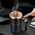 Colverro™ Self-Stirring Heated Travel Mug with Live Temperature Display