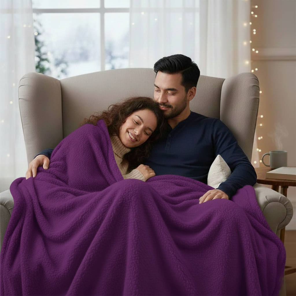Colverro™ Waterproof Blanket for Couples with a Soft-Touch Top