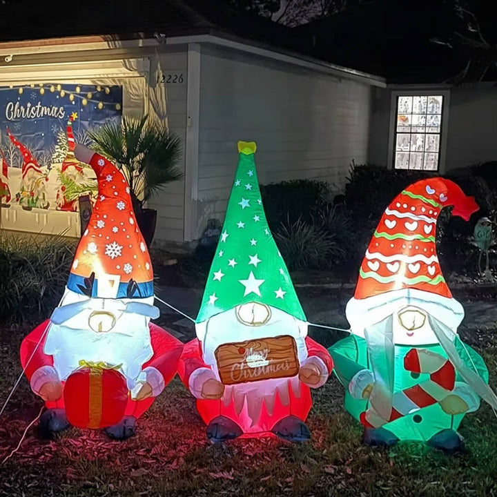 Colverro™ Inflatable Climbing Santa with LED Lights for Your Yard
