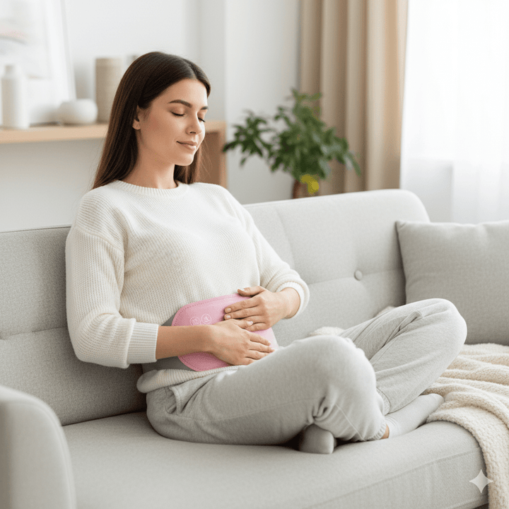 Colverro™ Cordless Belly Heating Pad with Vibration and 3 Heat Settings
