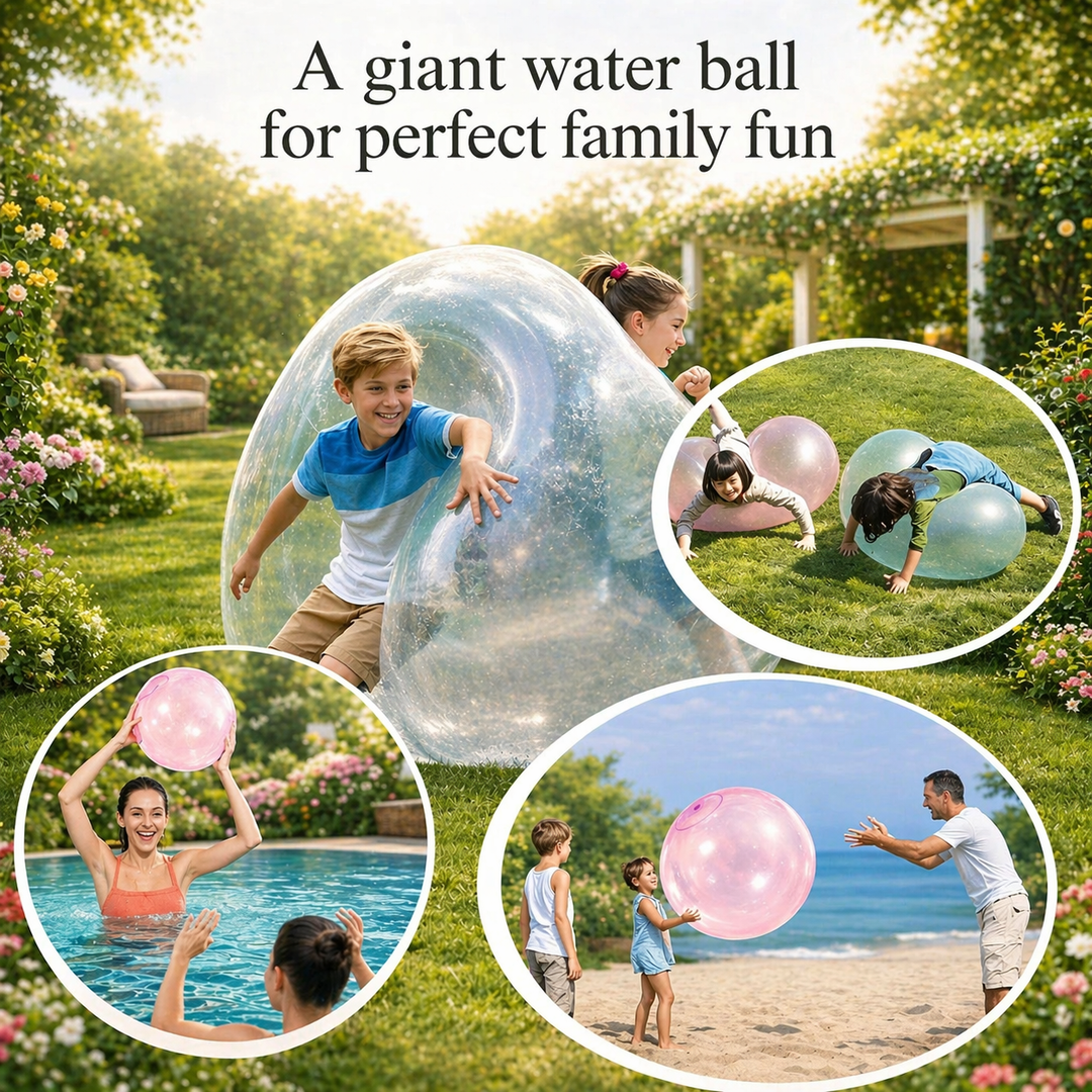 Colverro™ Jumbo Inflatable Play Ball for Kids – Reusable Outdoor Fun