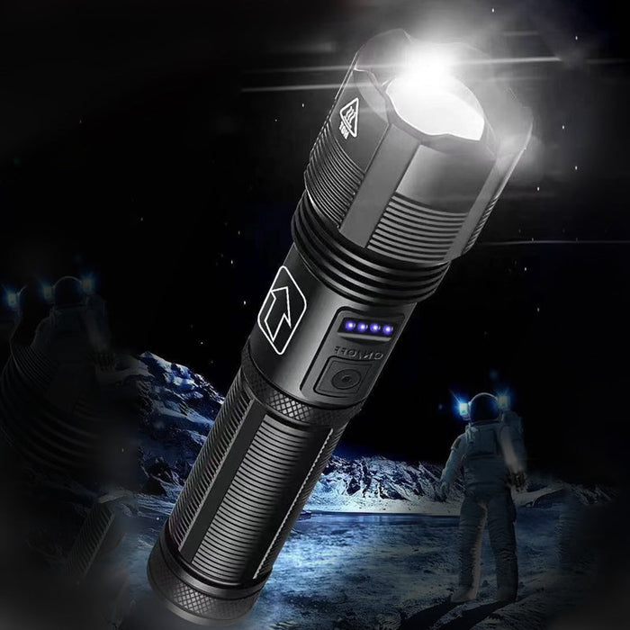 Colverro™ Rechargeable Waterproof LED Flashlight with Zoom and 5 Modes