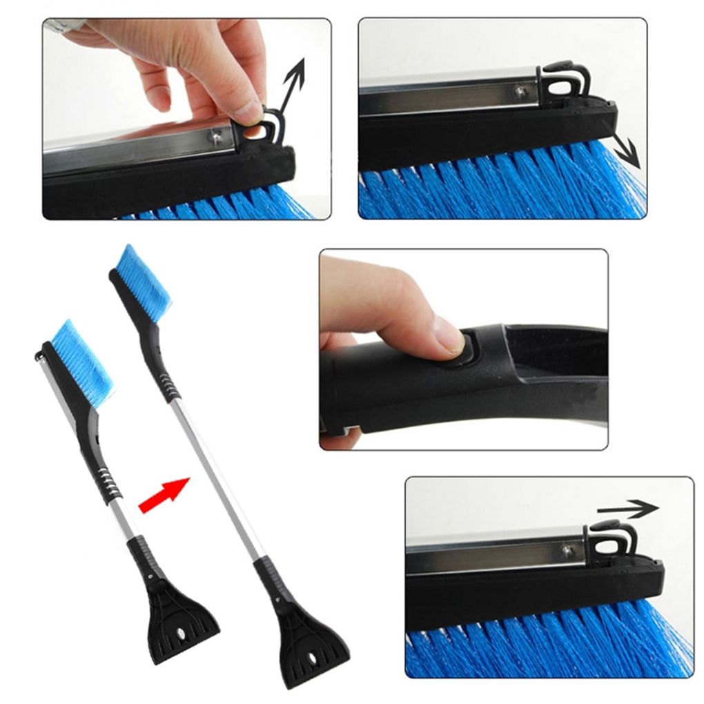 Colverro™ Extendable Ice Scraper and Snow Brush for Cars, SUVs and Trucks