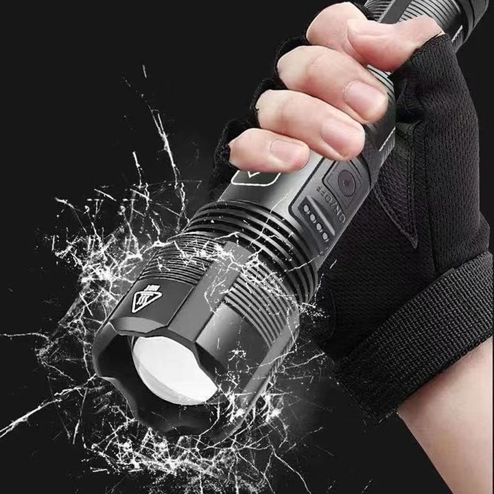 Colverro™ Rechargeable Waterproof LED Flashlight with Zoom and 5 Modes