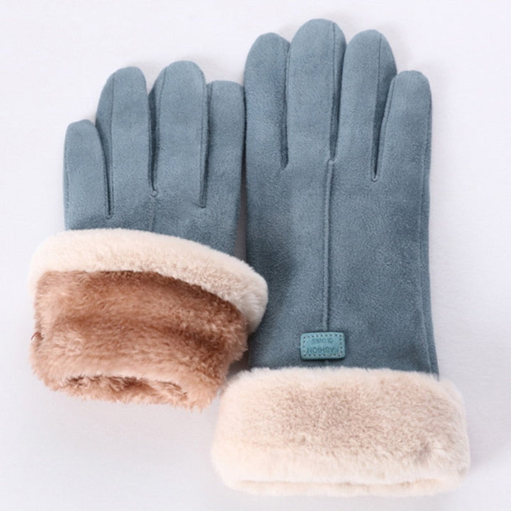 Colverro™ Waterproof Touchscreen Winter Gloves with Fuzzy Fleece Lining