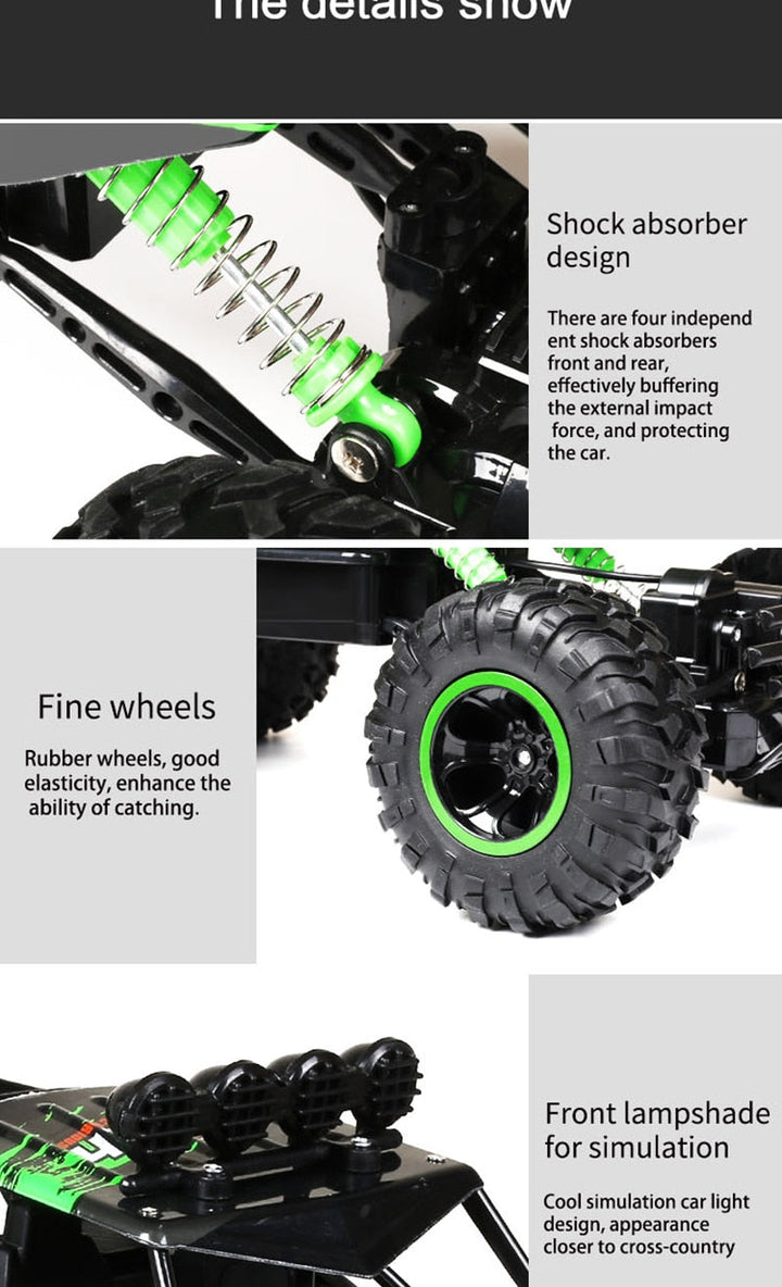 Colverro™ 1:12 Remote Control 4x4 Monster Truck for Off-Road Fun