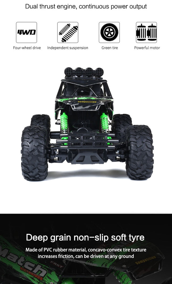 Colverro™ 1:12 Remote Control 4x4 Monster Truck for Off-Road Fun