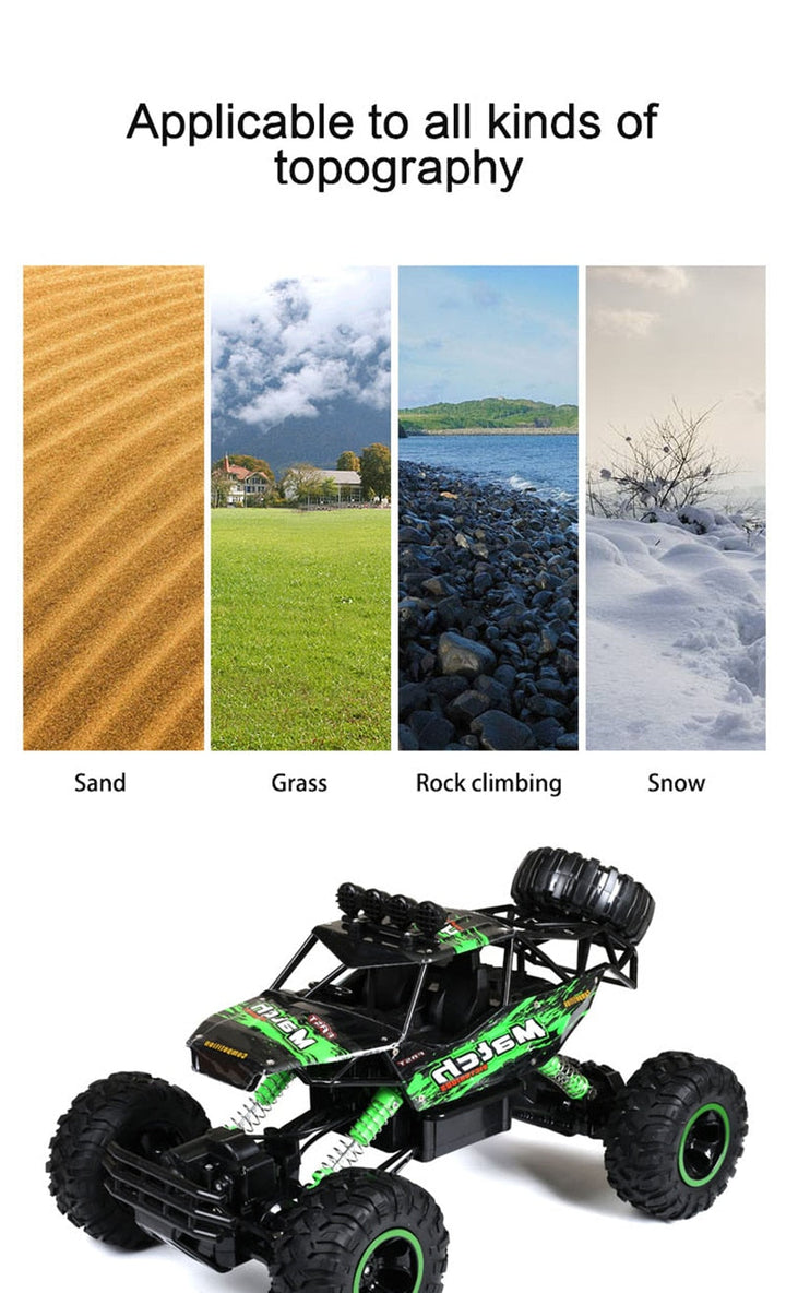 Colverro™ 1:12 Remote Control 4x4 Monster Truck for Off-Road Fun
