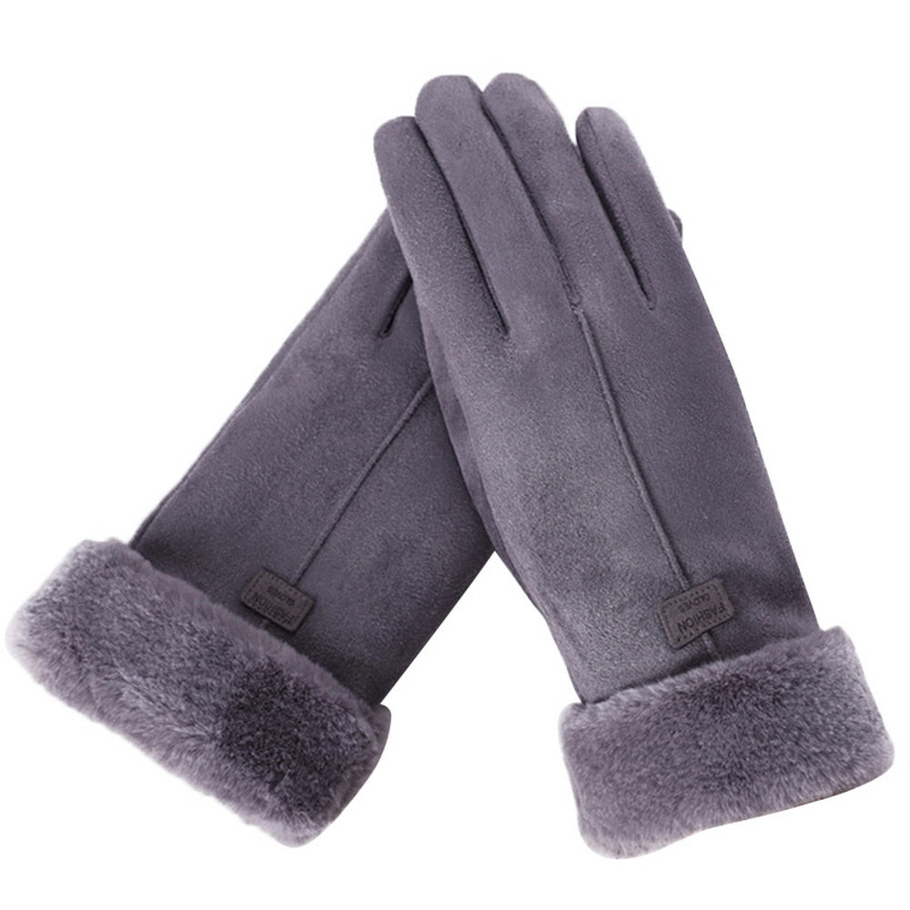 Colverro™ Waterproof Touchscreen Winter Gloves with Fuzzy Fleece Lining