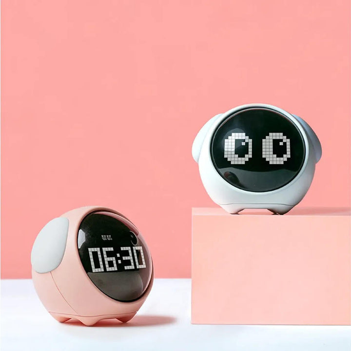 Colverro™ Cute Dog Sunrise Alarm Clock with Voice Control and Night Light