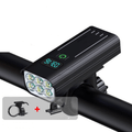 Colverro™ 5000 Lumen Bike Light with 12 LEDs and USB-C Rechargeable Battery