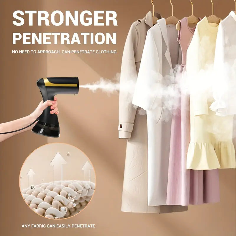 Colverro™ 1500W Handheld Garment Steamer with 30-Second Heat-Up