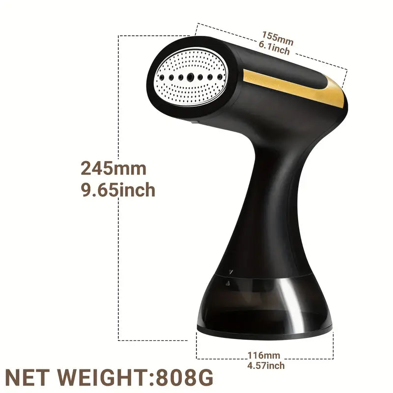 Colverro™ 1500W Handheld Garment Steamer with 30-Second Heat-Up