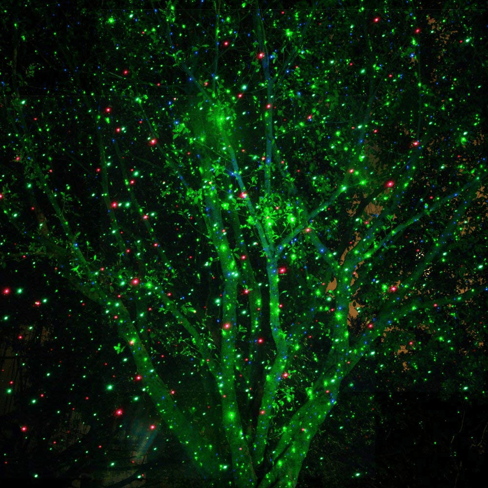 Colverro™ Red and Green Outdoor Laser Light Projector with Timer