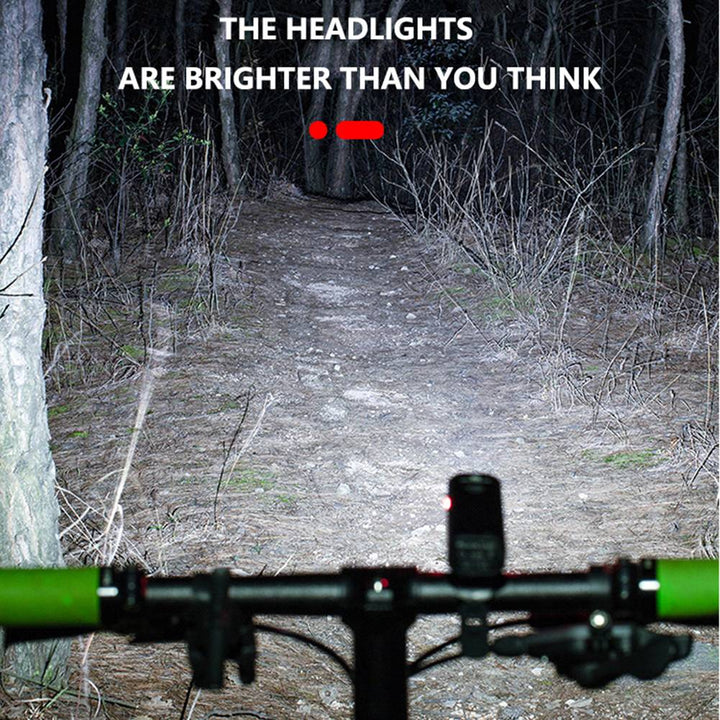 Colverro™ 1000 Lumen Rechargeable Bike Headlight and Taillight Set