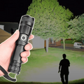 Colverro™ Rechargeable XHP50 LED Flashlight with Zoom and Battery Indicator