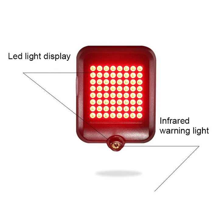 Colverro™ Smart LED Bike Tail Light with Turn Signals and Brake Light