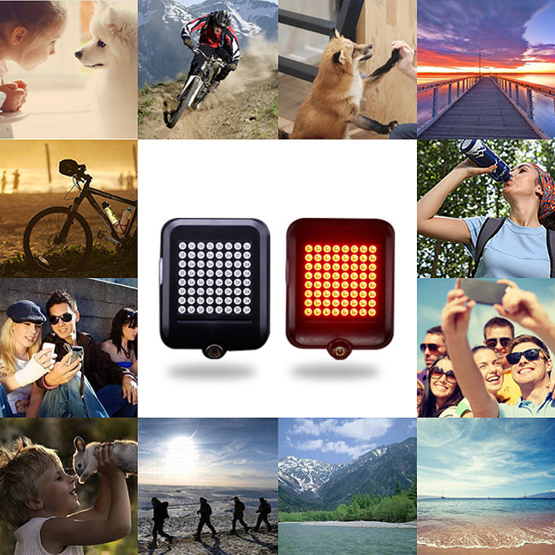 Colverro™ Smart LED Bike Tail Light with Turn Signals and Brake Light