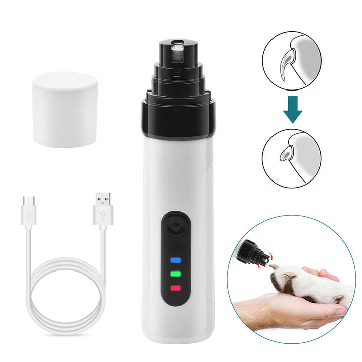 Colverro™ Quiet Rechargeable Pet Nail Grinder with Diamond Drum Bit