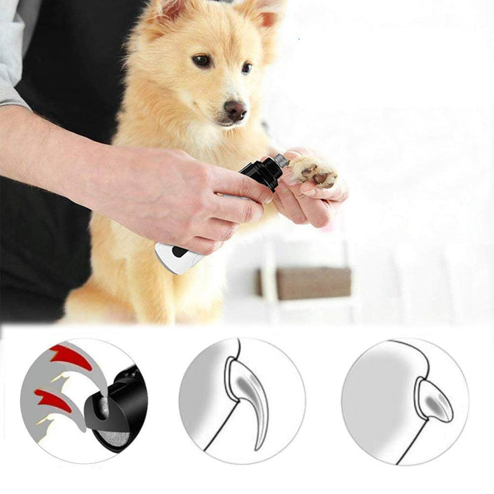 Colverro™ Quiet Rechargeable Pet Nail Grinder with Diamond Drum Bit