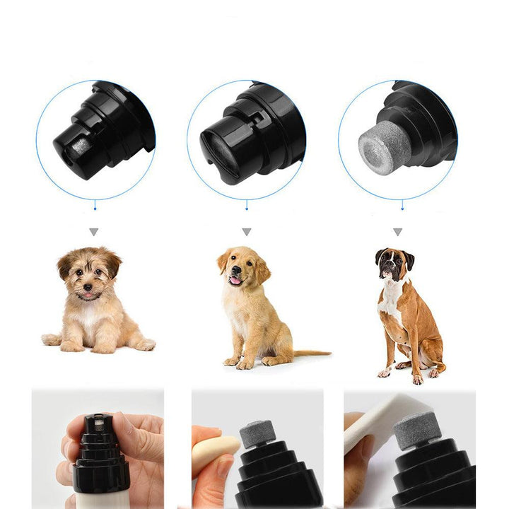Colverro™ Quiet Rechargeable Pet Nail Grinder with Diamond Drum Bit