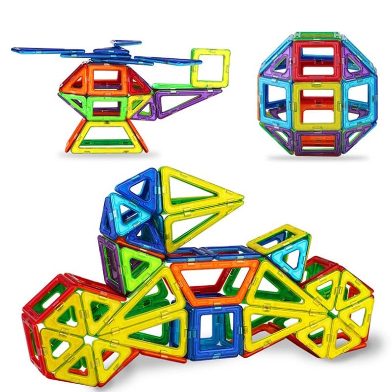 Colverro™ 110-Piece Mini Magnetic Building Blocks for Creative Kids