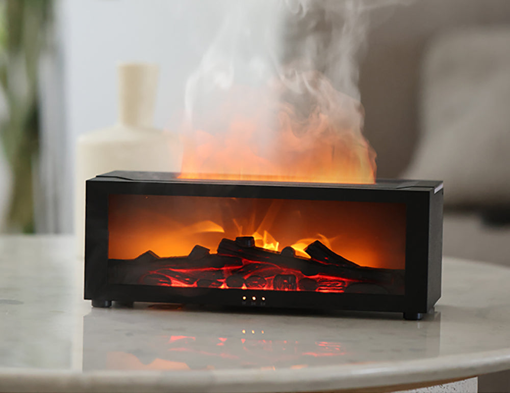 Colverro™ Flame Effect Essential Oil Diffuser with 7 Ambient Colors