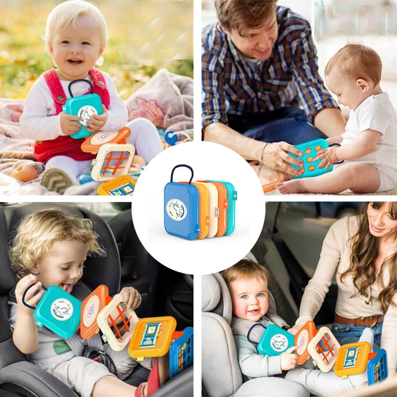 Colverro™ 7-in-1 Montessori Sensory Activity Cube for Toddlers 1-3