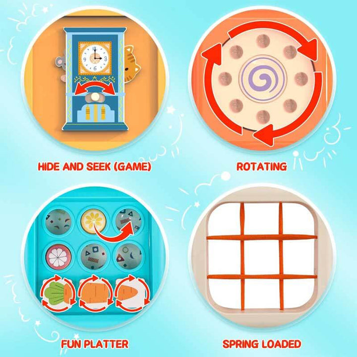 Colverro™ 7-in-1 Montessori Sensory Activity Cube for Toddlers 1-3