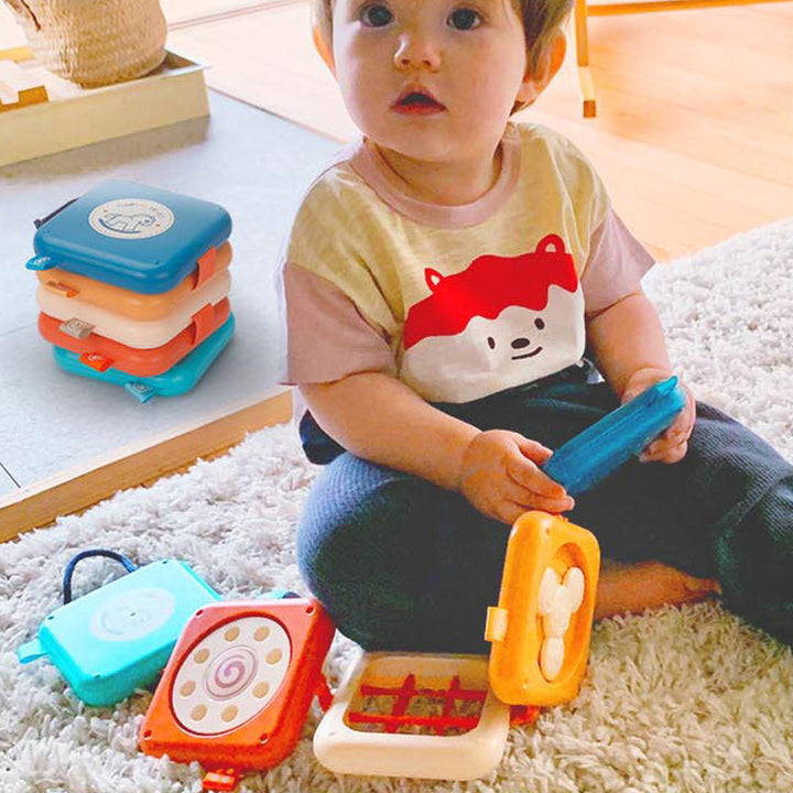 Colverro™ 7-in-1 Montessori Sensory Activity Cube for Toddlers 1-3
