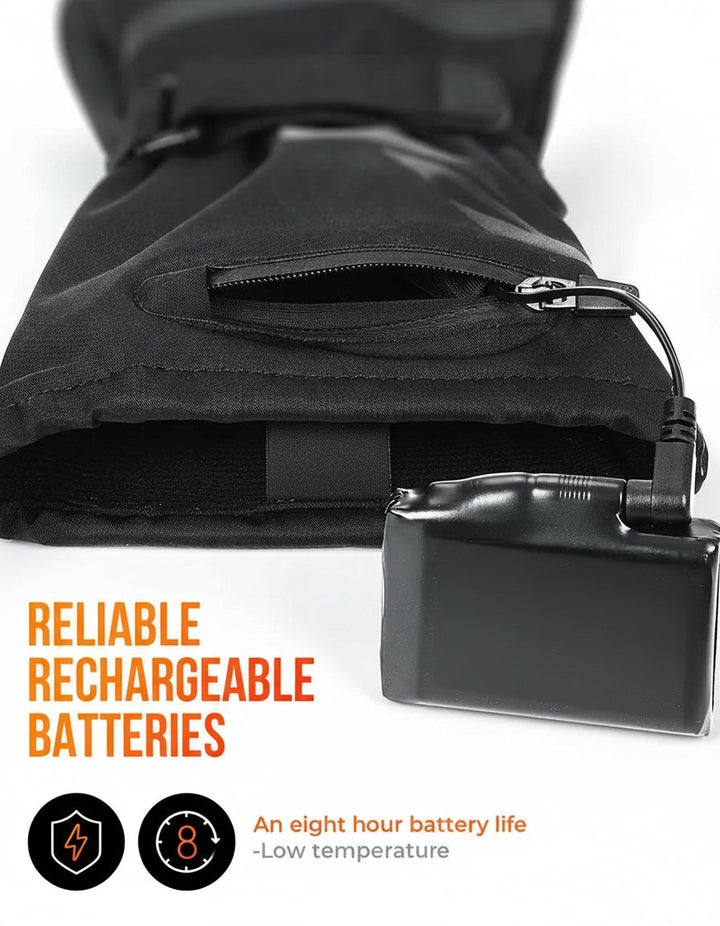 Colverro™ Waterproof Rechargeable Heated Gloves with 2500 mAh Battery