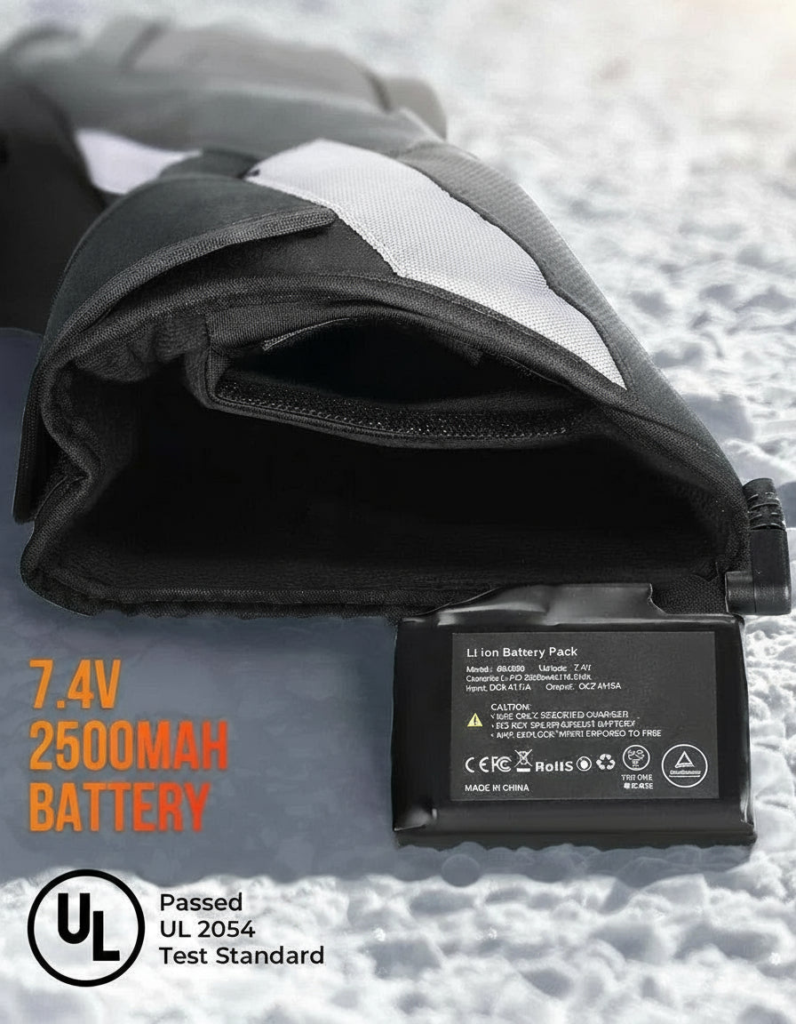 Colverro™ Waterproof Rechargeable Heated Gloves with 2500 mAh Battery