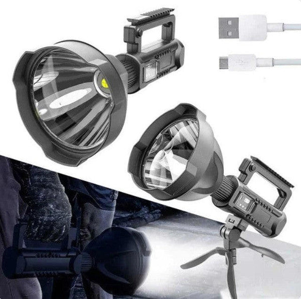 Colverro™ Super Bright LED Flashlight with 8000mAh Power Bank, IPX5