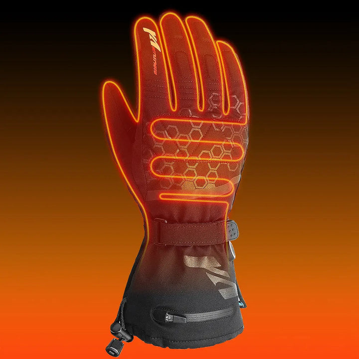 Colverro™ Waterproof Rechargeable Heated Gloves with 2500 mAh Battery