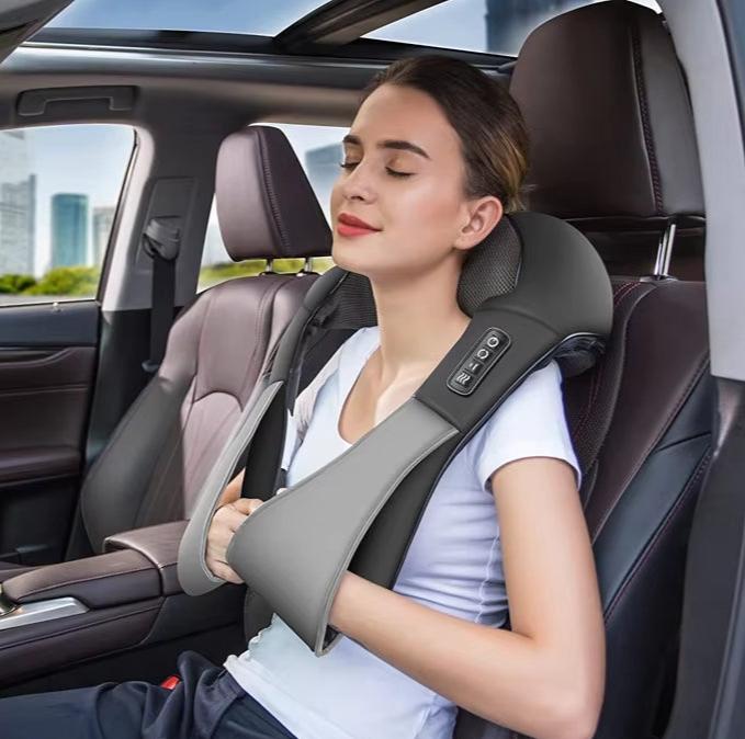 Colverro™ Shiatsu Neck and Back Massage Pillow with Soothing Heat