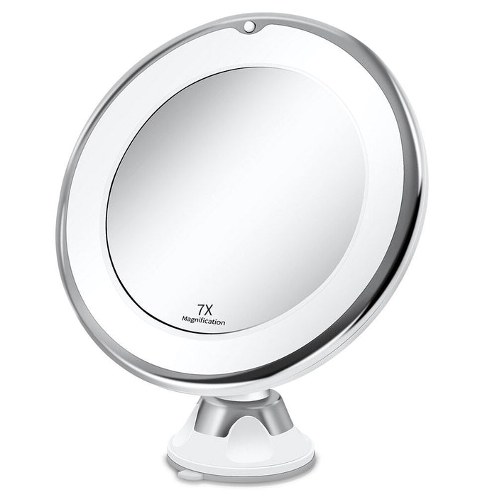 Colverro™ Cordless LED Makeup Mirror with 7x and 10x Magnification