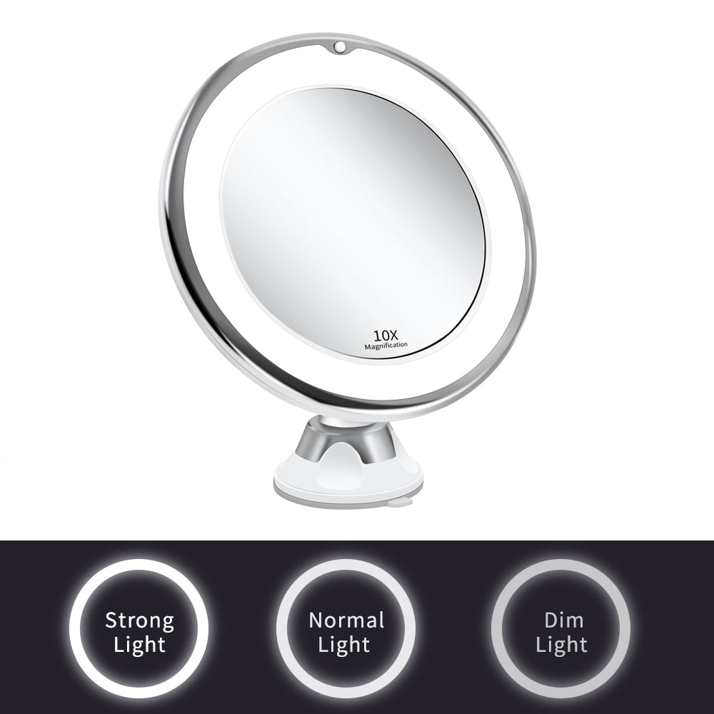 Colverro™ Cordless LED Makeup Mirror with 7x and 10x Magnification