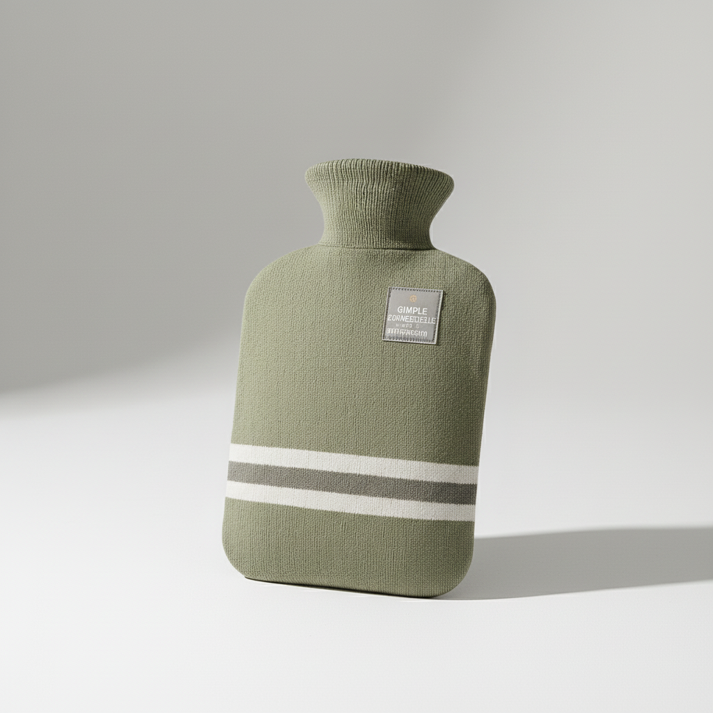 Colverro™ 2 Liter Hot Water Bottle with Knit Cover, Warm for Hours