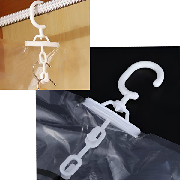 Colverro™ Hanging Vacuum Storage Bags for Closets, Set of Four