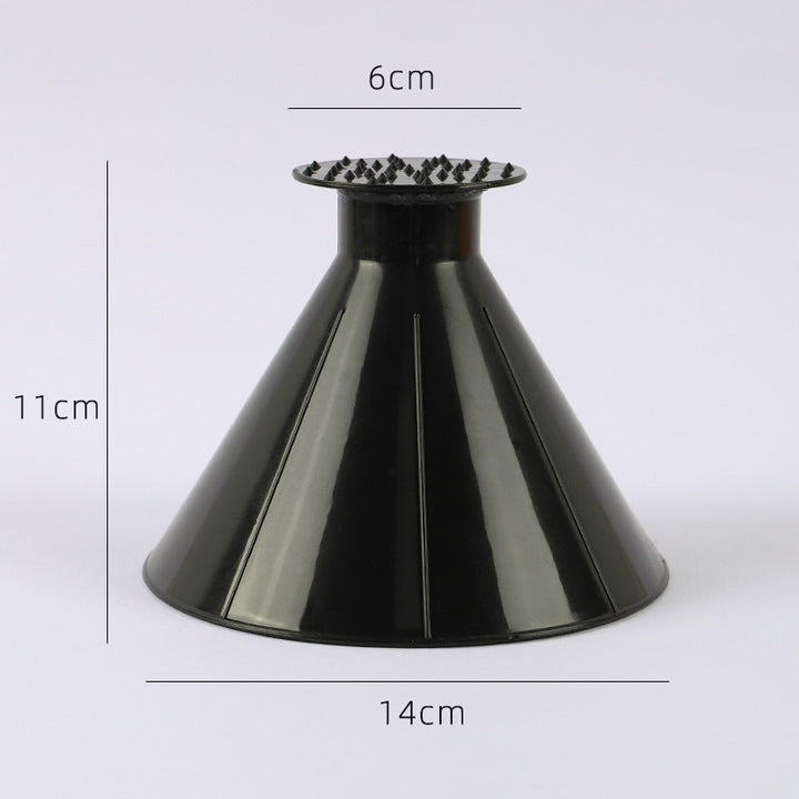 Colverro™ Cone-Shaped Car Ice Scraper with Wide and Fine Edges