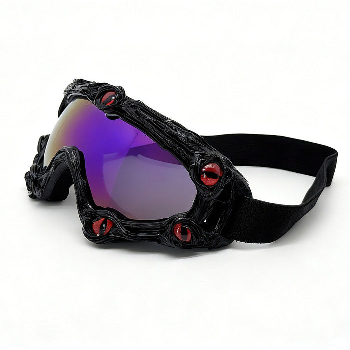 Colverro™ Women's Futuristic Ski Goggles with UV Lens and Helmet Fit