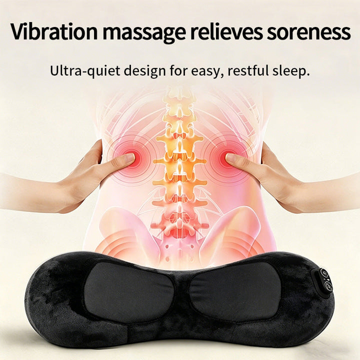 Colverro™ Heated Neck &amp; Shoulder Massage Pillow, USB Rechargeable