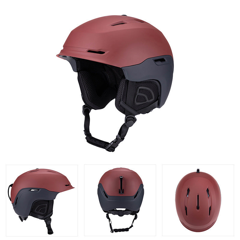Colverro™ Matte Ski Safety Helmet with Custom-Fit Sizing System