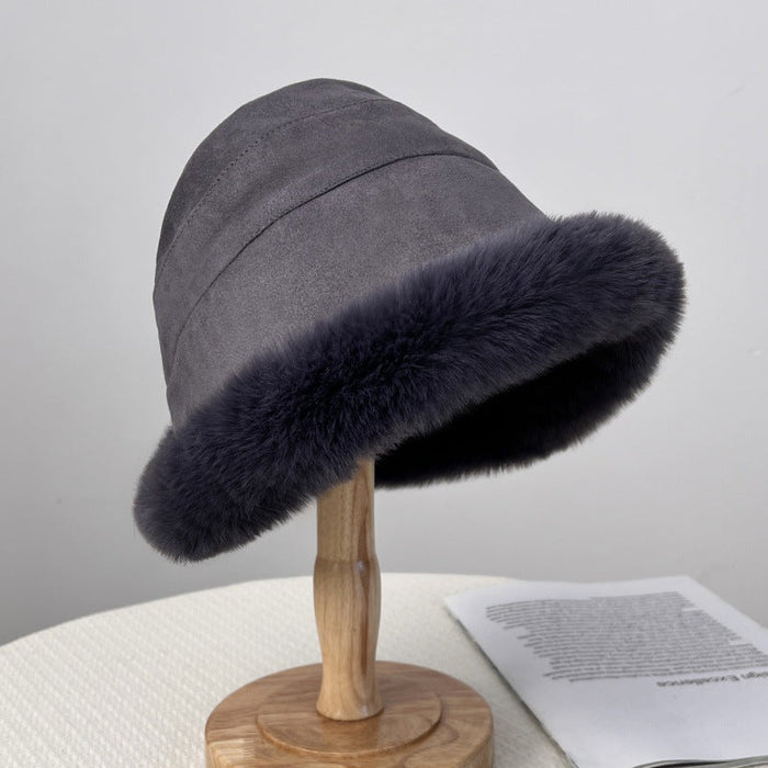 Colverro™ Women's Soft Faux Fur Beanie Hat for Winter