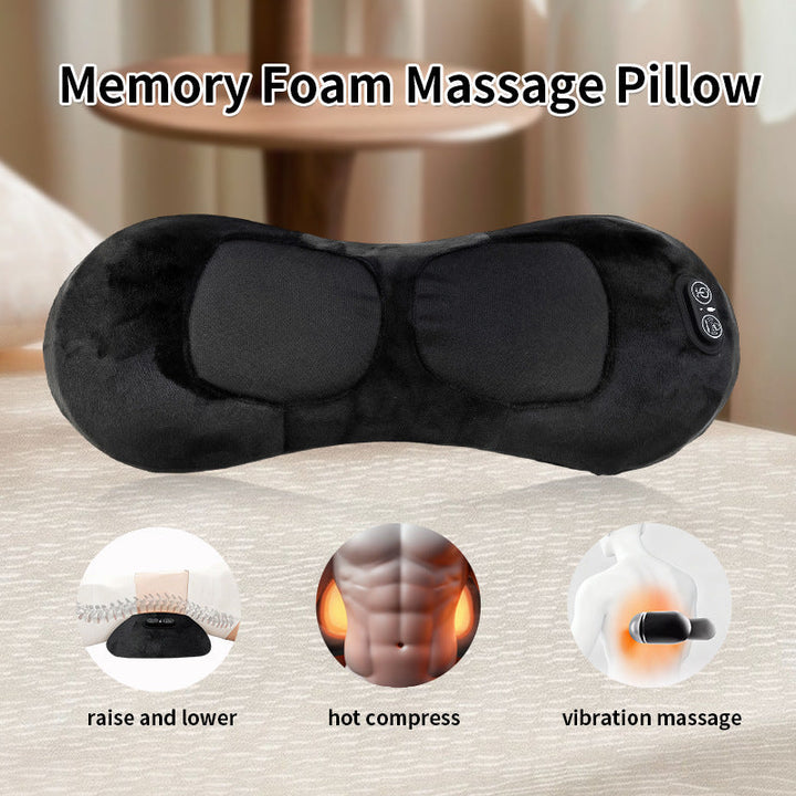 Colverro™ Heated Neck &amp; Shoulder Massage Pillow, USB Rechargeable