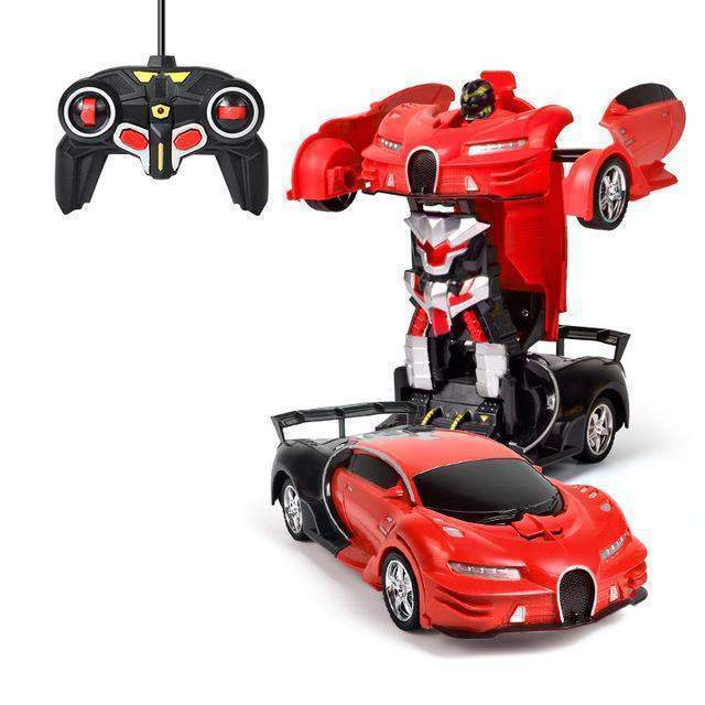Colverro™ Transforming Robot Car with Remote Control, Lights and Sounds
