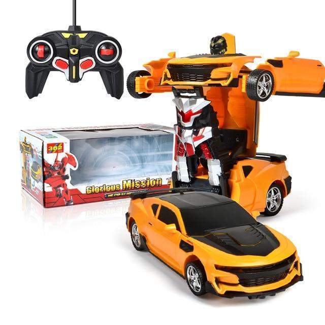 Colverro™ Transforming Robot Car with Remote Control, Lights and Sounds