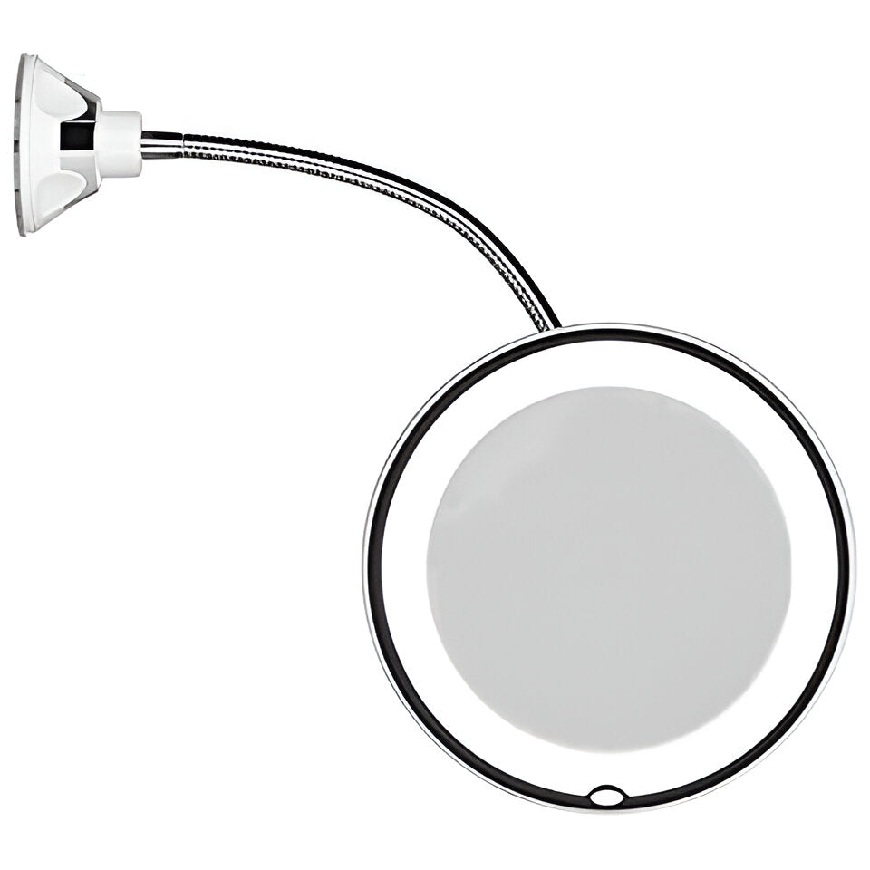 Colverro™ 10x Magnifying LED Mirror with Suction Cup and 360° Swivel
