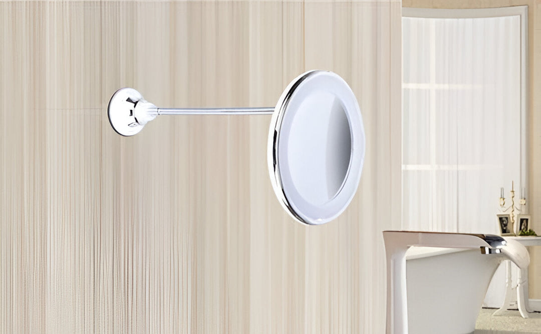 Colverro™ 10x Magnifying LED Mirror with Suction Cup and 360° Swivel